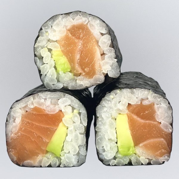 salmon and avocado maki