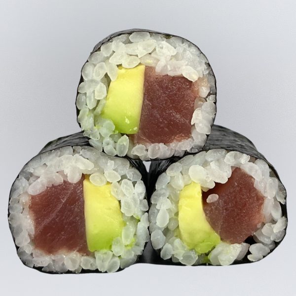 Maki mit Thunfisch und Avocado